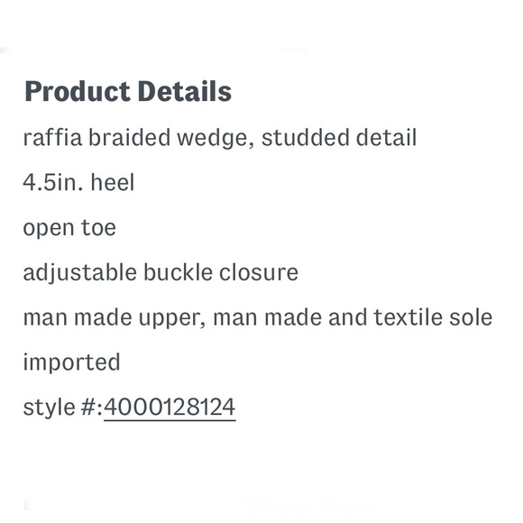 Dolce Viita Black & Tan Studded Espadrilles Wedge Sandals Women’s Size 8.5 NEW - Picture 8 of 8